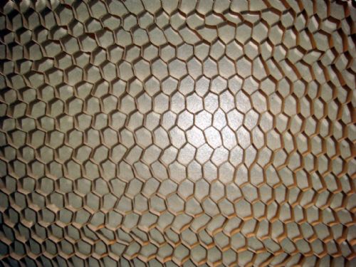 Flame-retardant honeycomb paper plate